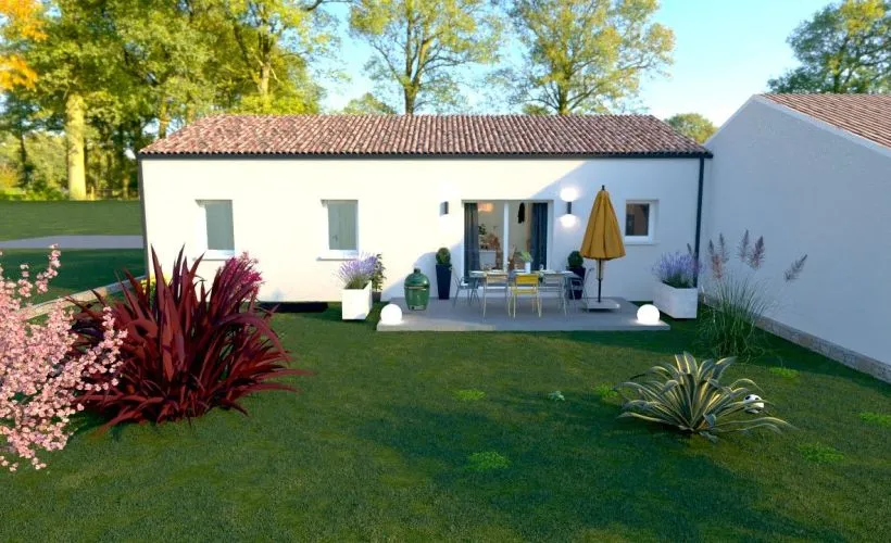 Image Projet de construction d'une maison 85 m² avec terrain à CHAZELLES (16)