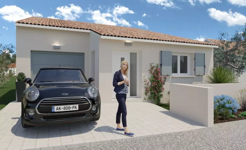 Image Projet de construction d'une maison 107 m² avec terrain à PERIGNY (17)