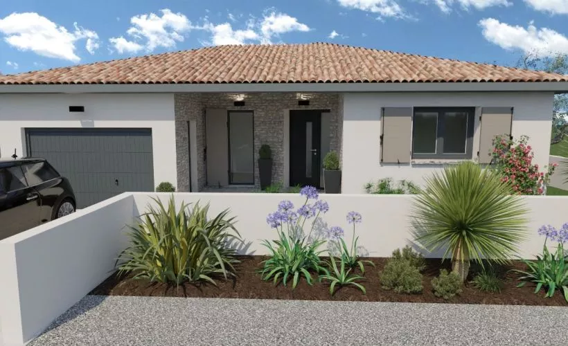 Image Projet de construction d'une maison 90 m² avec terrain à SALLES-SUR-MER (17)