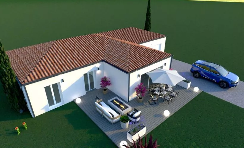Image Projet de construction d'une maison 99 m² avec terrain à SOYAUX (16)