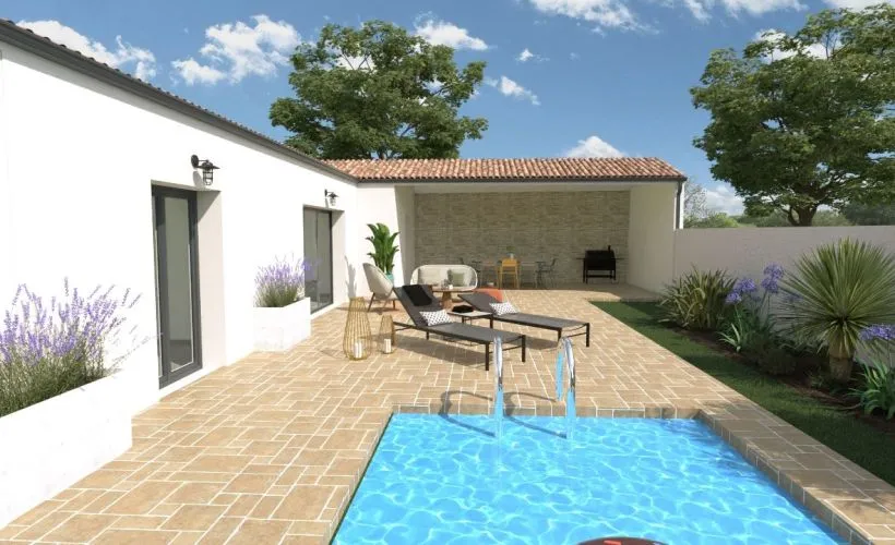 Image Projet de construction d'une maison 125 m² avec terrain à NIEUL-SUR-MER (17)