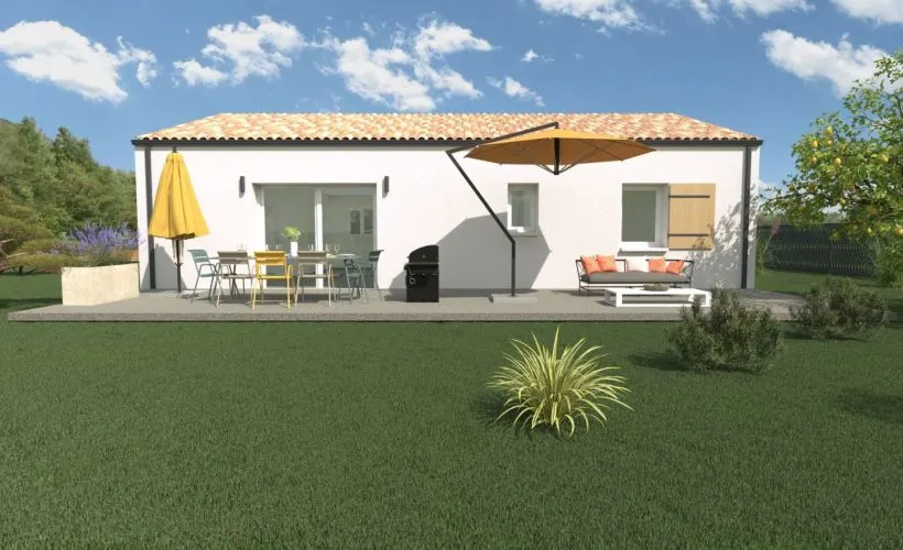 Image Projet de construction d'une maison 81 m² avec terrain à LA COURONNE (16)