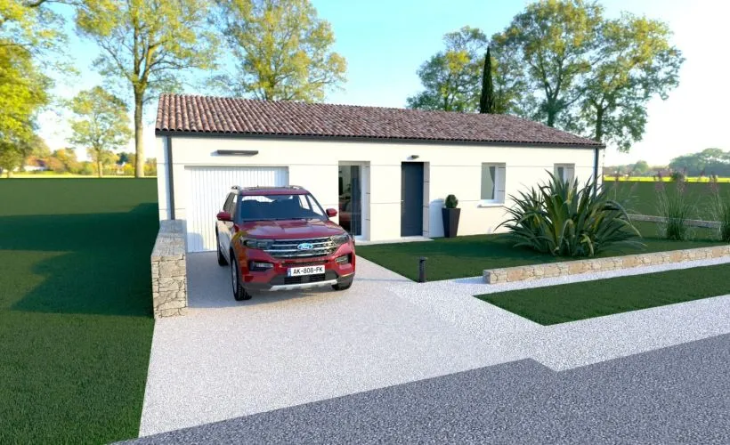 Image Projet de construction d'une maison 89 m² avec terrain à LA COURONNE (16)