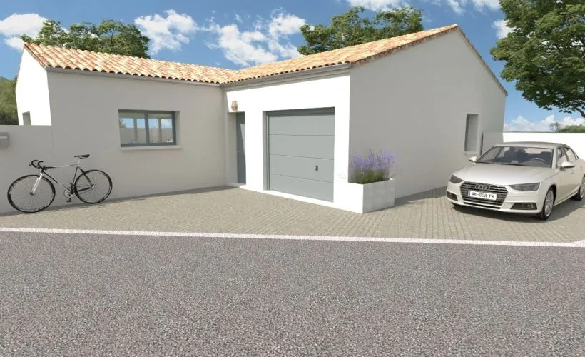 Image Projet de construction d'une maison moderne avec terrain à ANDILLY (17)