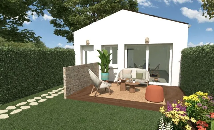 Image Projet de construction d'une maison avec terrain à ANGLIERS (17)