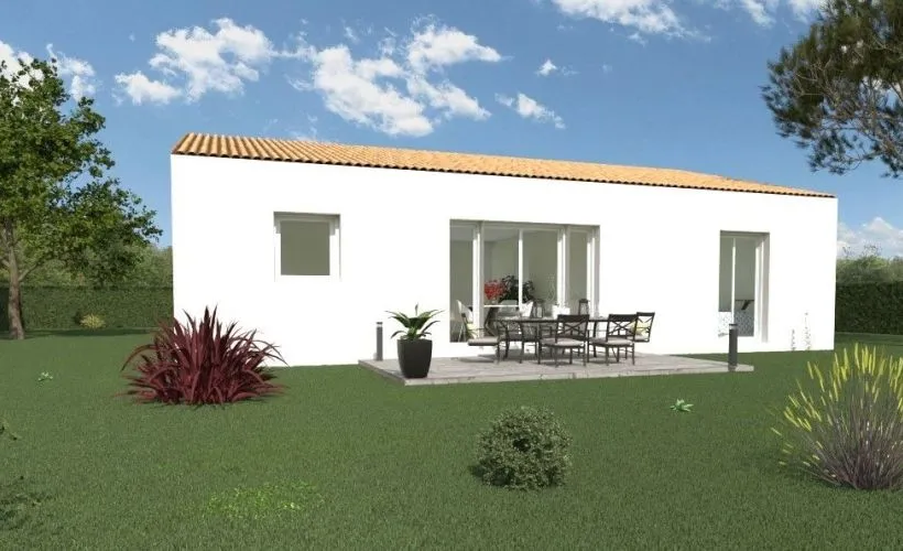 Image Projet de construction d'une maison 90 m² avec Garage sur terrain proche toutes commodités