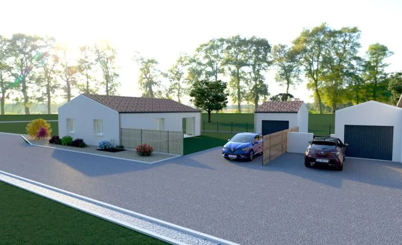 Image Projet de construction d'une maison 86 m² avec terrain à ETAULES (17)