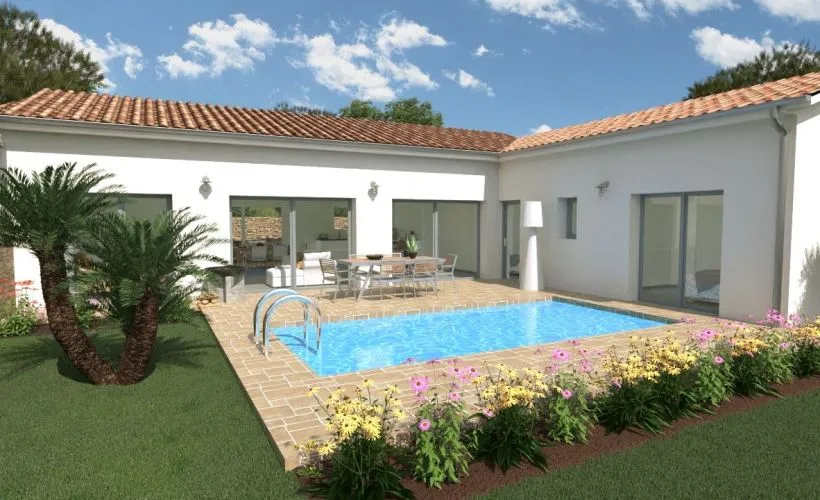 Image Projet de construction d'une maison 136 m² avec terrain à LE BOIS-PLAGE-EN-RE (17)