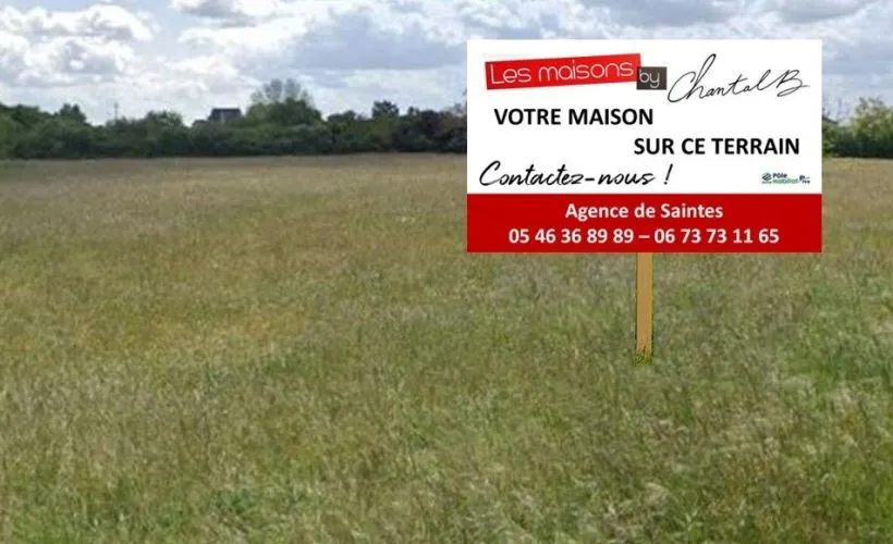 Image Terrain à bâtir de 816 m² à MEURSAC (17)