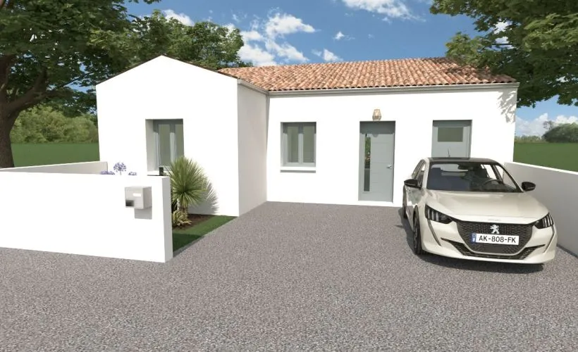Image Projet de construction d'une maison 85 m² avec terrain à LA JARRIE (17)