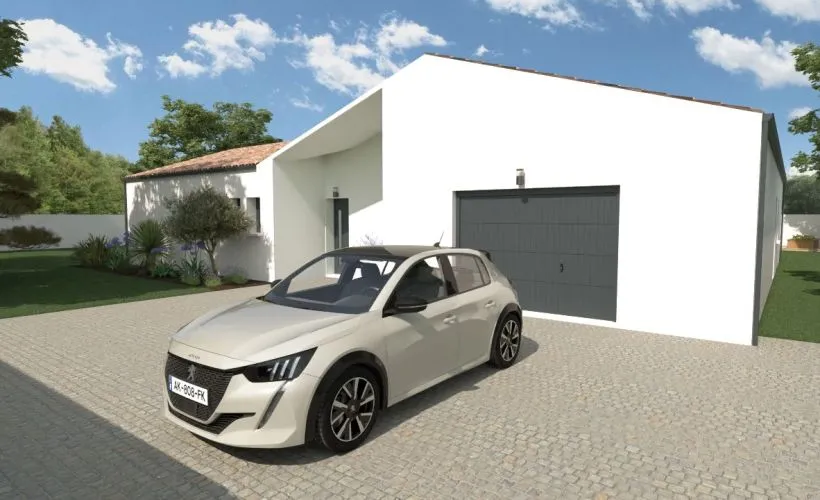 Image Projet de construction d'une maison 130 m² avec terrain à LA JARRIE (17)