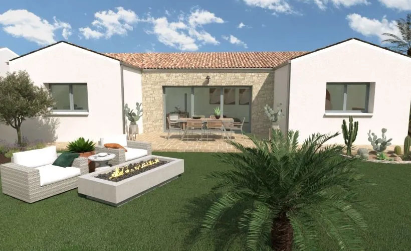 Image Projet de construction d'une maison 90 m² avec terrain à LA JARRIE (17)