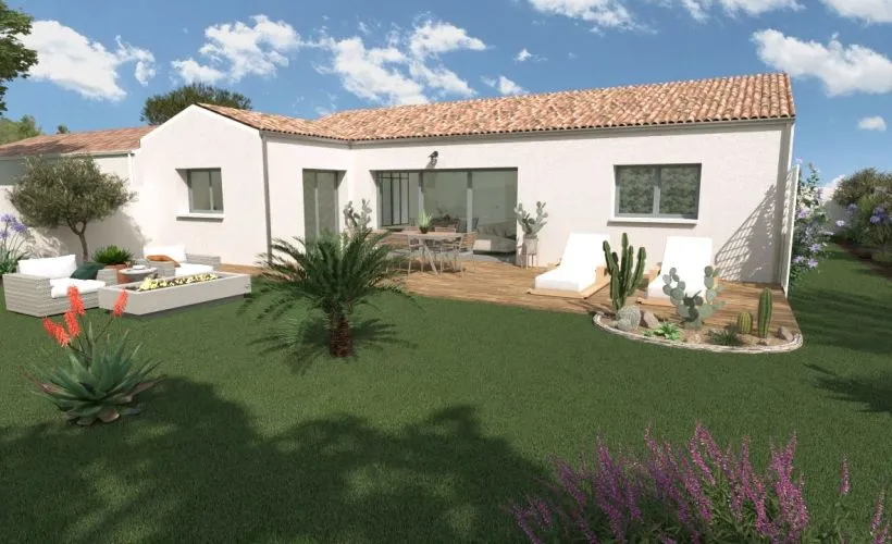 Image Projet de construction d'une maison 99 m² avec terrain à SAINTE-SOULLE (17)