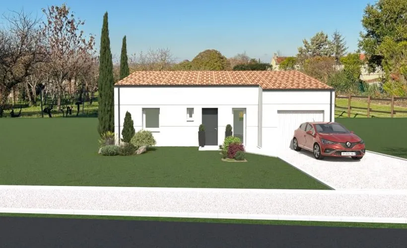 Image Projet de construction d'une maison 75 m² avec terrain à LA CHAPELLE-DES-POTS (17)