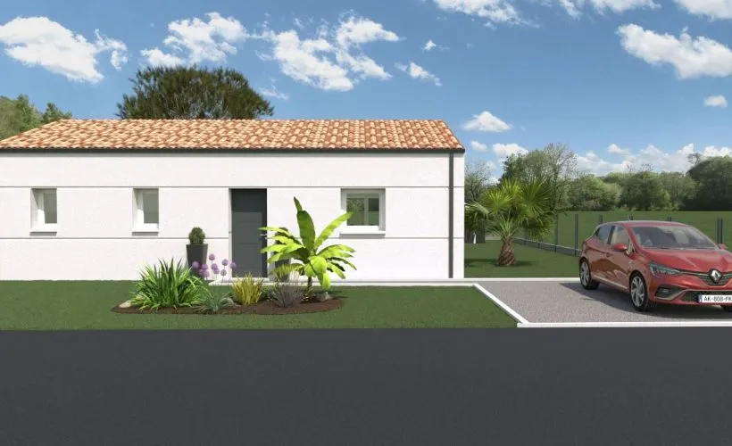 Image Projet de construction d'une maison 65 m² avec terrain à LA CHAPELLE-DES-POTS (17)