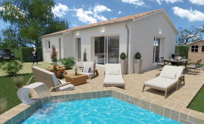 Image Projet de construction d'une maison 80 m² avec terrain à ANDILLY (17)