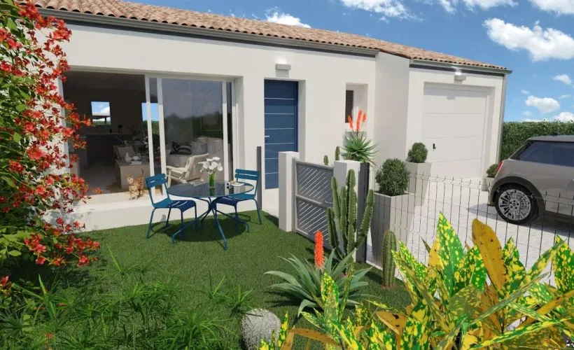 Image Projet de construction d'une maison 65 m² avec terrain à VILLEDOUX (17)