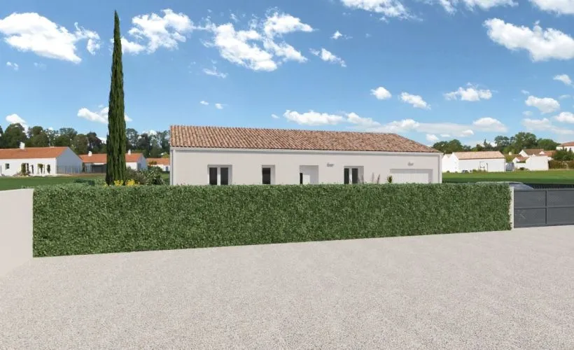 Image Projet de construction d'une maison 72 m² avec terrain à BOIS (17)