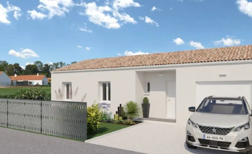 Image Projet de construction d'une maison 98 m² avec terrain à VAUX-SUR-MER (17)
