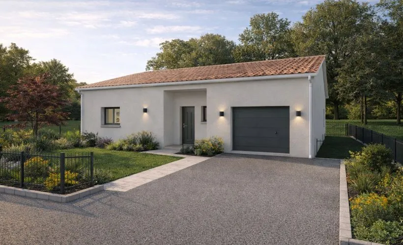 Image Projet de construction d'une maison 106 m² avec terrain à BREUILLET (17)