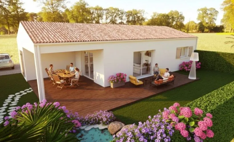 Image Projet de construction d'une maison 0 m² avec terrain à SAINT-GEORGES-DES-COTEAUX (17)