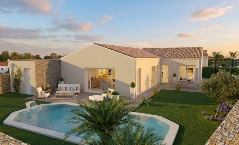 Image Projet de construction d'une maison 130 m² avec terrain à ANDILLY (17)