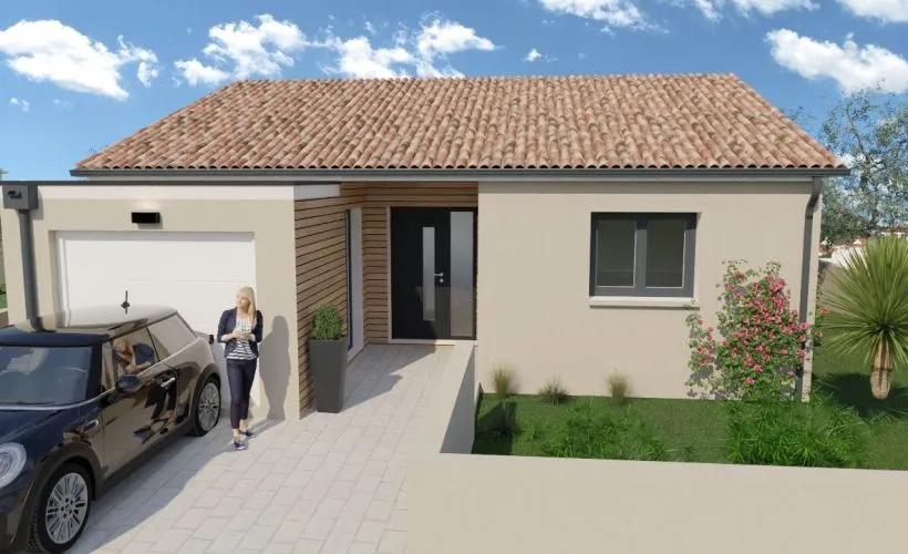 Image Projet de construction d'une maison 60 m² avec terrain à SURGERES (17)