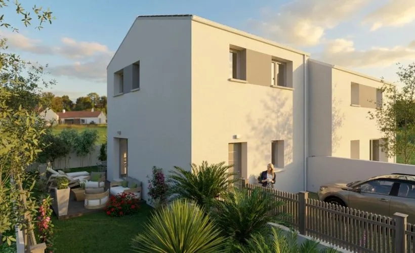 Image Projet de construction d'une maison 75 m² avec terrain à ANGLIERS (17)