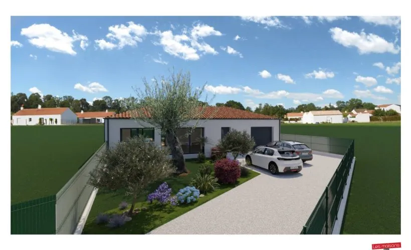 Image Projet de construction d'une maison 136.82 m² avec terrain à ETAULES (17)
