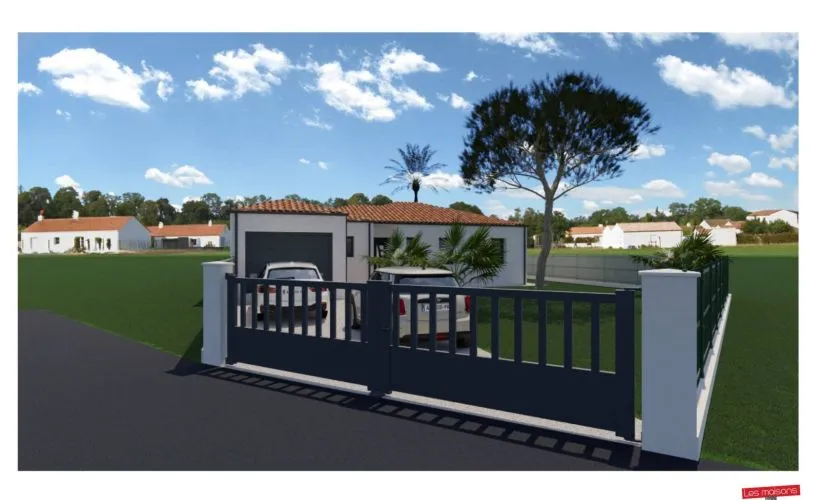 Image Projet de construction d'une maison 96.87 m² avec terrain à ETAULES (17)