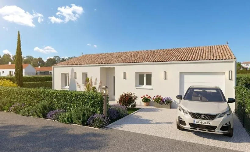 Image Projet de construction d'une maison 89 m² avec terrain à SAINT-GEORGES-DE-DIDONNE (17)