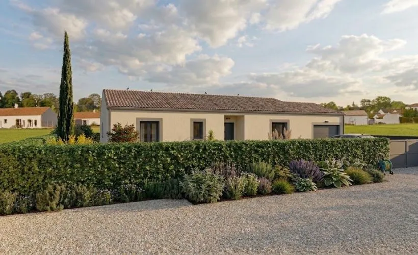 Image Projet de construction d'une maison 87 m² avec terrain à BOIS (17)
