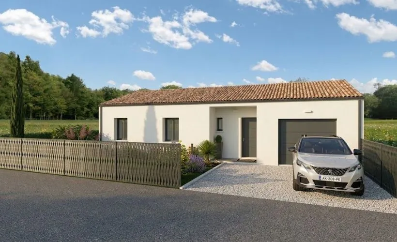 Image Projet de construction d'une maison 98 m² avec terrain à TESSON (17)