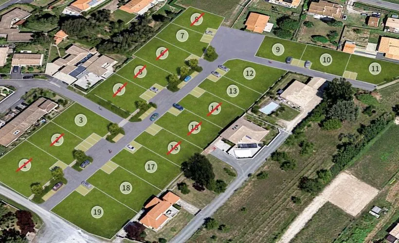 Image Terrain à bâtir de 424 m² à SAINT-AUGUSTIN (17)