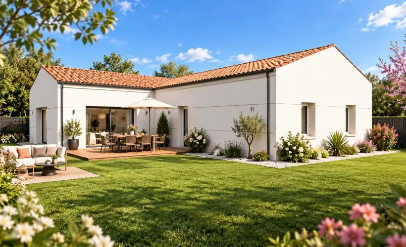 Image Projet de construction d'une maison 100 m² avec terrain à TESSON (17)