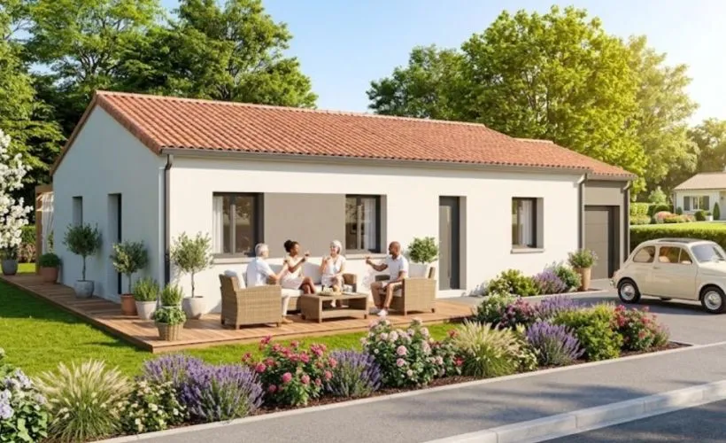 Image Projet de construction d'une maison 90 m² avec terrain à LES ESSARDS (17)