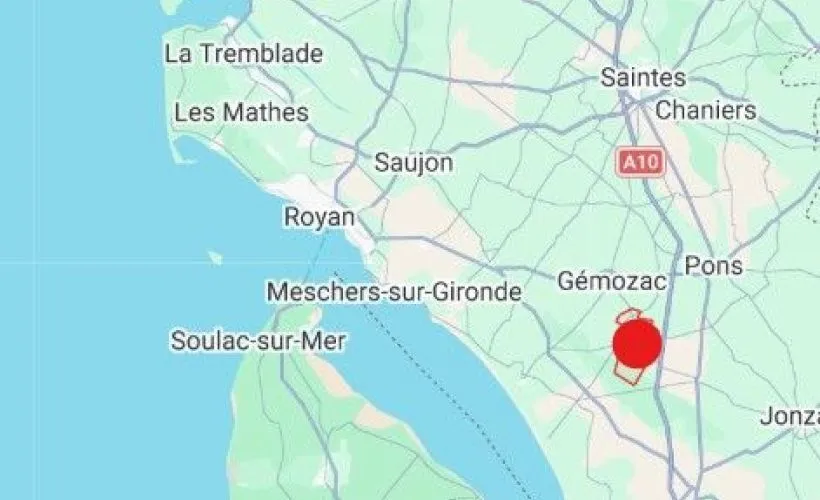 Image Terrain à bâtir de 1500 m² à CHAMPAGNOLLES (17)