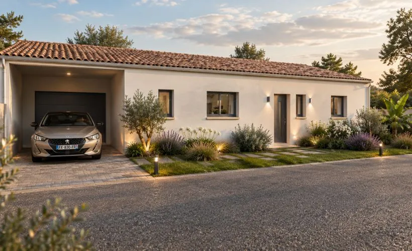 Image Projet de construction d'une maison 90 m² avec terrain à TESSON (17)