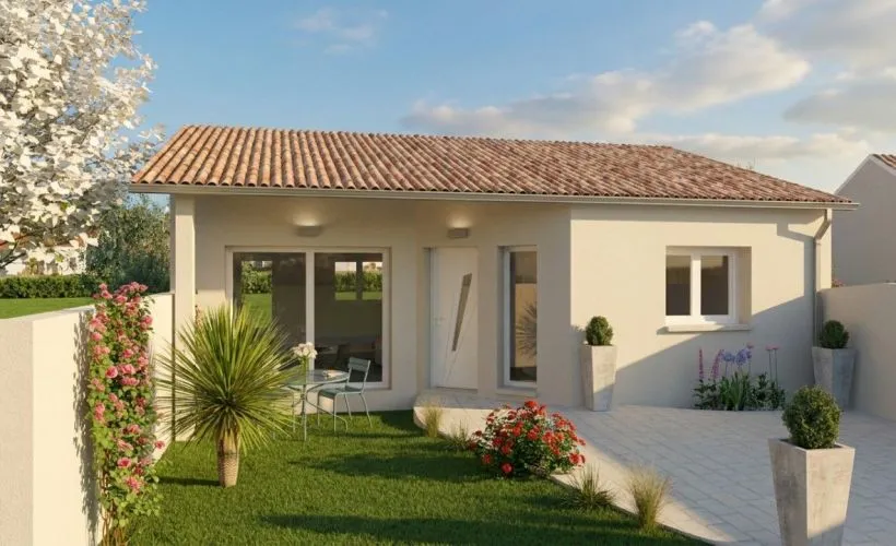 Image Projet de construction d'une maison 60 m² avec terrain à SAINT-VAIZE (17)