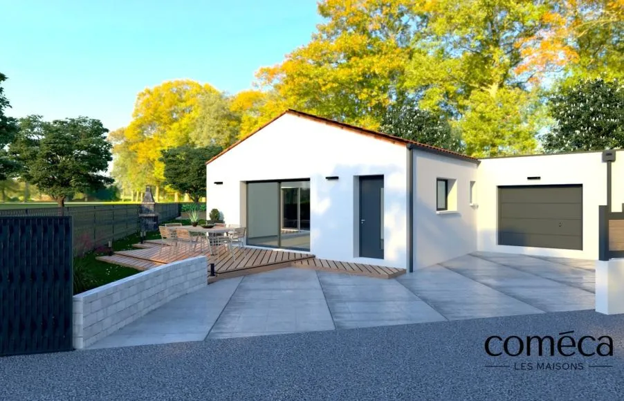 Image Projet de construction d'une maison 93 m² avec terrain à PORT-SAINT-PERE (44)