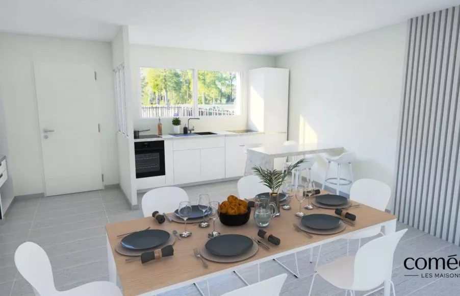 Image Projet de construction d'une maison 88 m² avec terrain à BOUAYE (44)