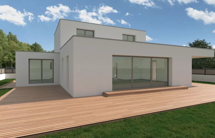Image Projet de construction d'une maison 142 m² avec terrain à LES SORINIERES (44)