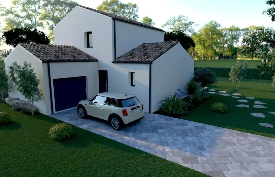 Image Projet de construction d'une maison 95 m² avec terrain à SAINT-VINCENT-SUR-JARD (85)