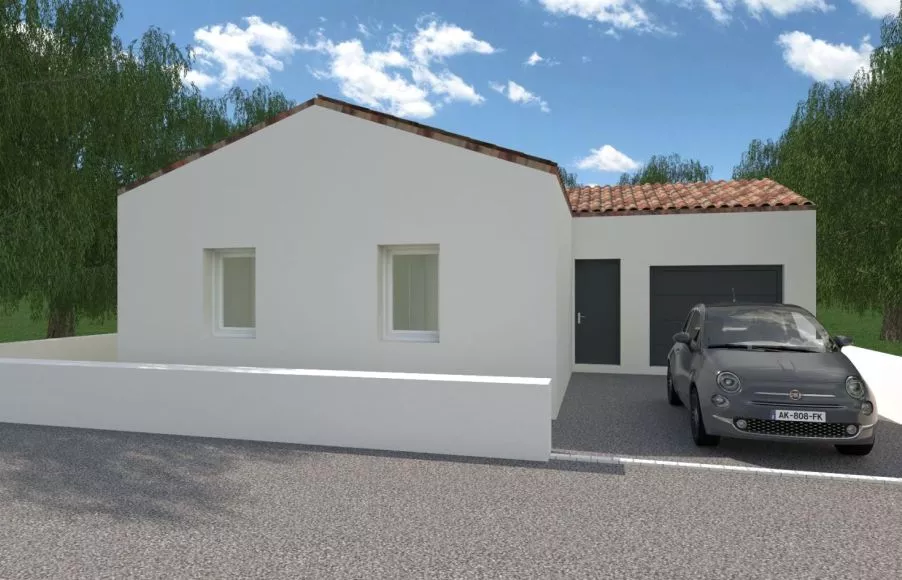 Image Pavillon basse consommation 2 chambres + garage idéal 1ère maison