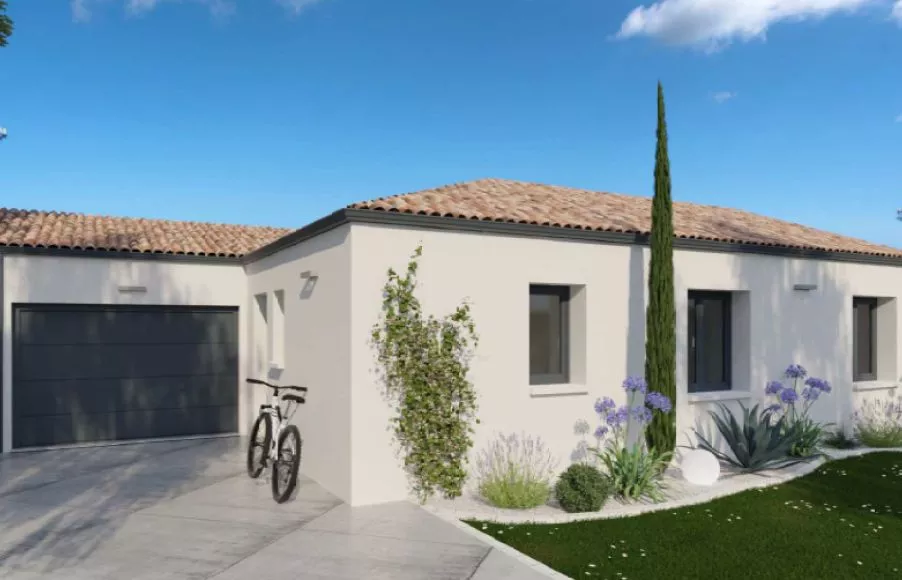 Image Projet de construction d'une maison 86.57 m² avec terrain à LE FENOUILLER (85)