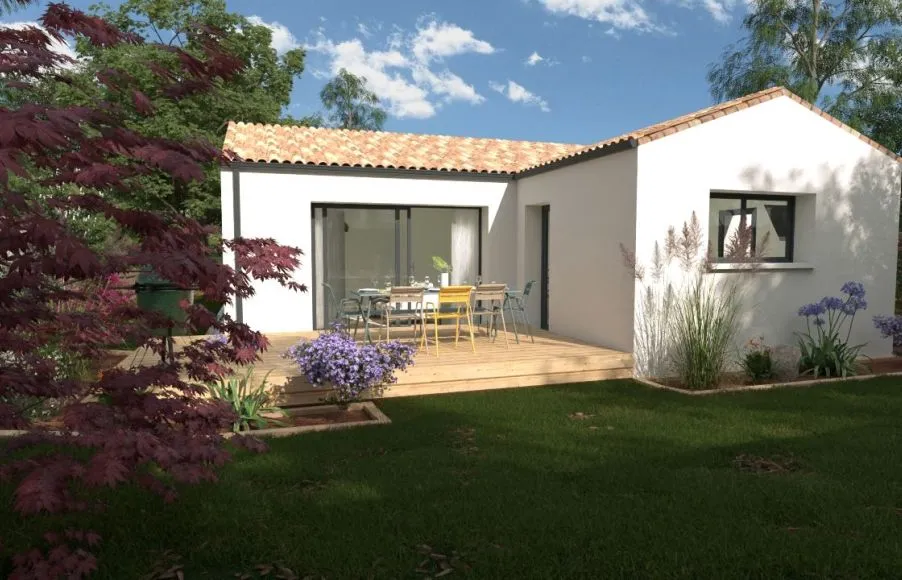 Image Projet de construction d'une maison 93 m² avec terrain à MOUILLERON-LE-CAPTIF (85)