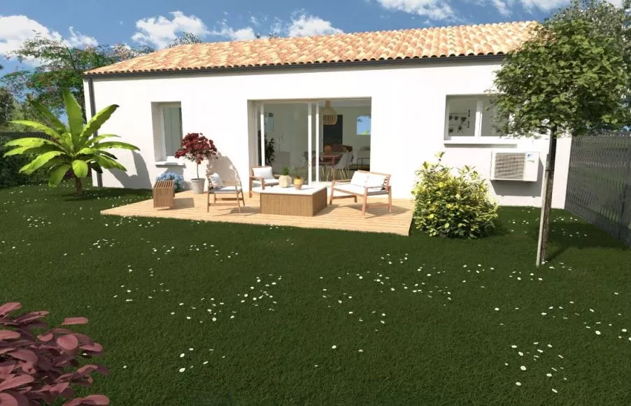 Image Projet de construction d'une maison 74 m² avec terrain à LE POIRE-SUR-VIE (85)