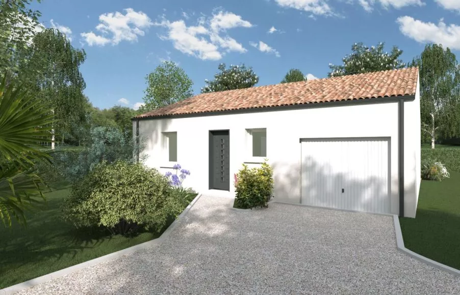 Image Projet de construction d'une maison 68 m² avec terrain à PAULX (44)