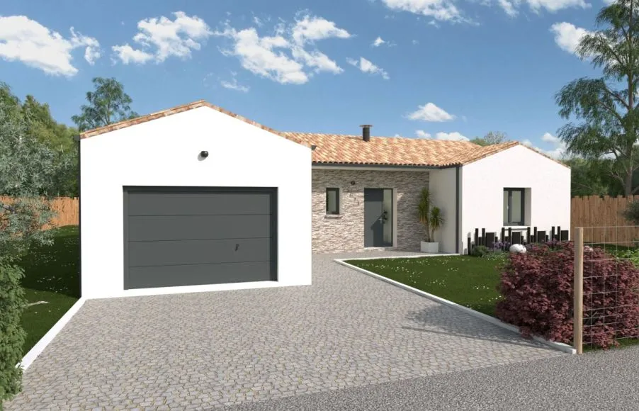 Image Projet de construction d'une maison 128 m² avec terrain à LE PELLERIN (44)