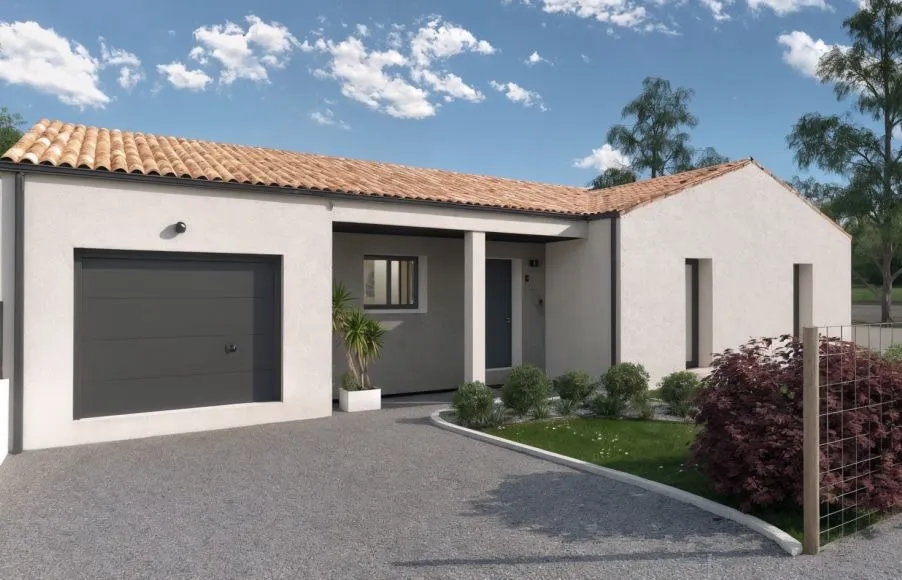 Image Projet de construction d'une maison 104 m² avec terrain à SAINT-AIGNAN-GRANDLIEU (44)